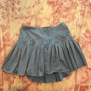 Chic Blue A-Line Skirt